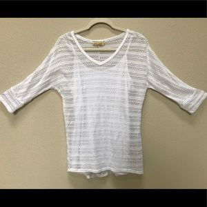 👗 3x25 White long sleeve shirt